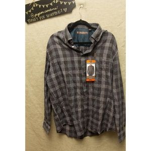 Ben Sherman Plaid button down BNWT